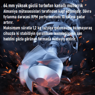 Ultra güclü böyük reaktiv turbo fan
