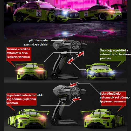 RC Drift avtomobili AMG