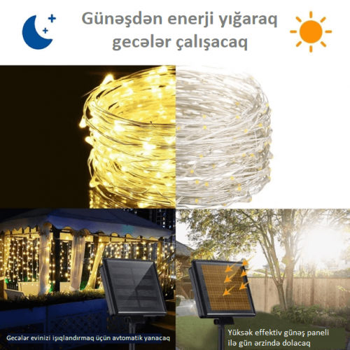 Günəş enerjili mini ledlər Günəş enerjili mini ledlər