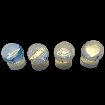 3D Kristal kürə lampa