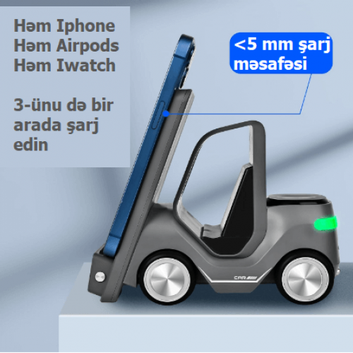 3-lü şarj avtomobil görünümlü 3-lü şarj avtomobil görünümlü