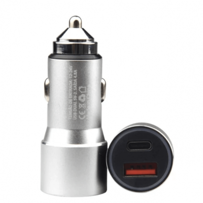 Başlıq Type C+USB avto üçün