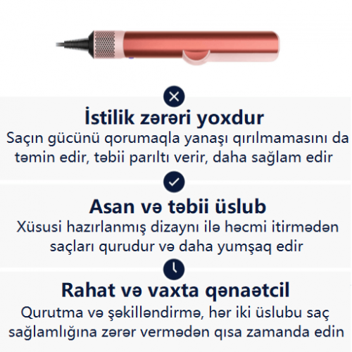 Dyson Saç düzləşdirici Airstrait Dyson Saç düzləşdirici Airstrait