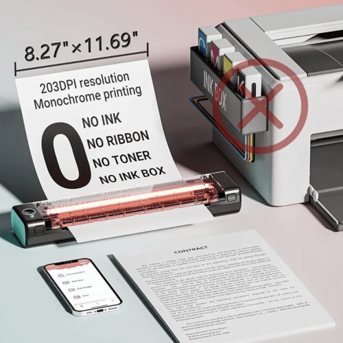Phomemo Daşınabilən Termal Printer M08F Phomemo Daşınabilən Termal Printer M08F