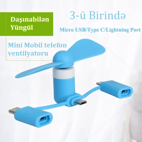 Mini ventilyator (telefon üçün)
