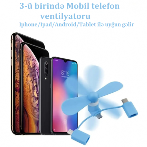 Mini ventilyator (telefon üçün)