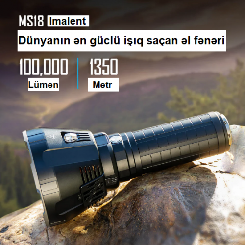 Imalent MS18 100000 lümen Imalent MS18 100000 lümen