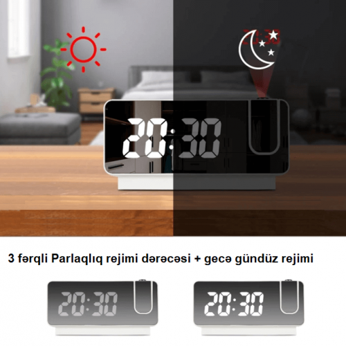 Rəqəmsal Lazerli Saat Rəqəmsal Lazerli Saat