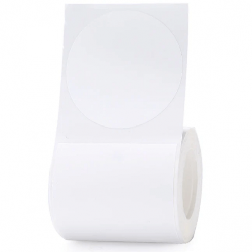 Niimbot B21 Printer kağızı sadə DAİRƏVİ 50x50 Niimbot B21 Printer kağızı sadə DAİRƏVİ 50x50